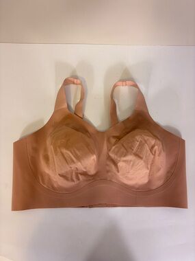 Evelyn & Bobbie Nude Wireless Full-Coverage Comfort Bra XL
